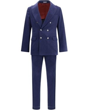 Brunello Cucinelli Suits - Blue