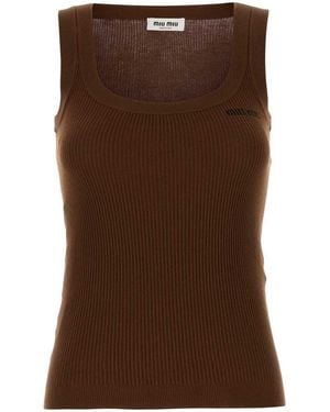 Miu Miu Knitwear - Brown