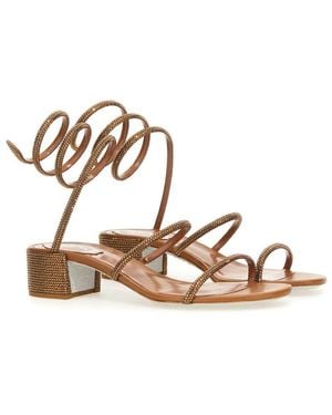 Rene Caovilla Elegant Flats Sandal Cleo For - White