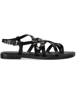 Michael Kors Darrington Black Flat Sandal