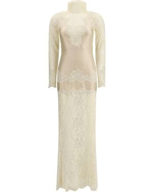Rabanne Long Dresses - Natural