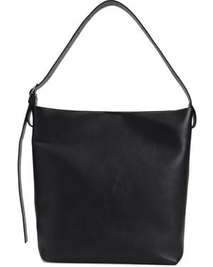 Jil Sander Square Belt Hobo Md - Black