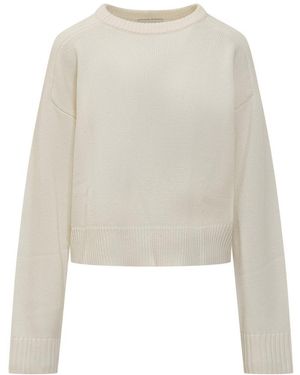 Loulou de Saison Oversized Jumper - White