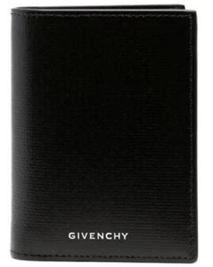 Givenchy Bi-fold Card Holder In 4g Leather Accessories - Black