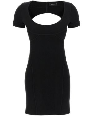 DSquared² 'Bodycon Cut Out' Dress - Black