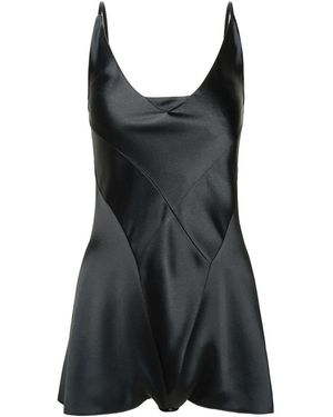 Maison Margiela Viscose Blend Jumpsuit - Black