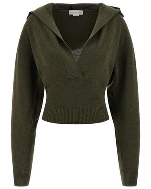 Stella McCartney Hooded Jumper - Green