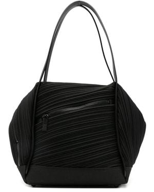 Pleats Please Issey Miyake "Bias Pleats" Bag Bags - Black