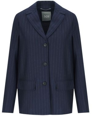Max Mara Todi Single-Breasted Blazer - Blue