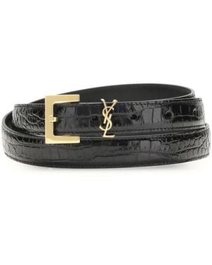 Saint Laurent Belts E Braces - Black