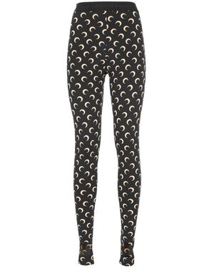 Marine Serre Pants - Black