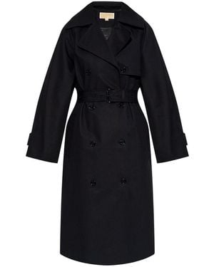 MICHAEL Michael Kors Belted Trench Coat - Black