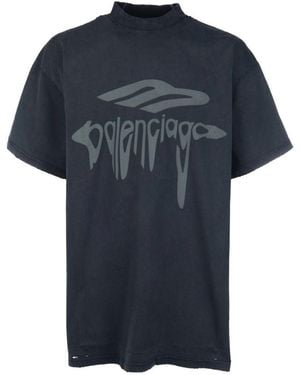 Balenciaga T-Shirt - Blue