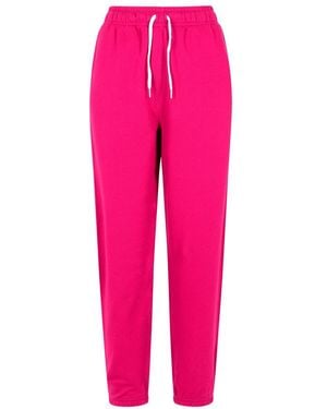 【関税&送料込】Polo Ralph Lauren Fuchsia Cotton Joggers Pink Polo Ralph Lauren Activewear for Women | Lyst