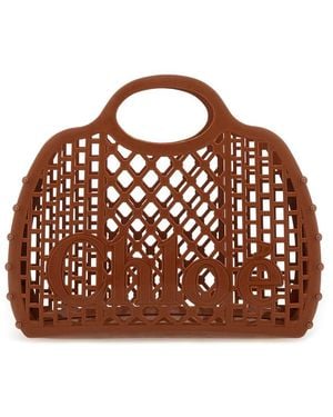 Chloé Cage" Tote Bag - Brown