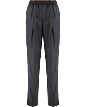 Miu Miu Wool Pants - Blue