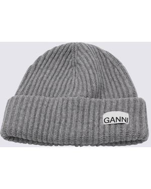 Ganni Hats - Gray