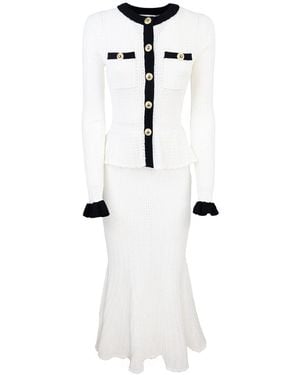 Self-Portrait Dresses - White