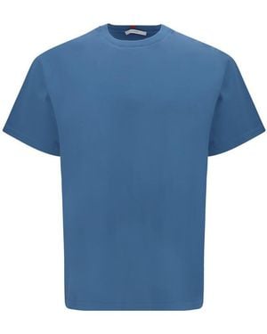 Givenchy Cotton T-Shirt With Logo Patch - Blue