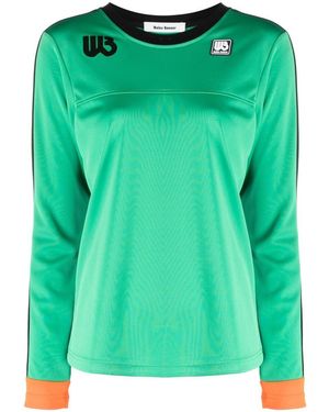 Wales Bonner Commune Long Sleeve Tee - Green