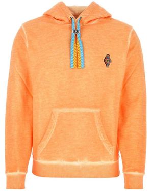 Marcelo Burlon Cotton Sunset Cross Sweatshirt - Orange