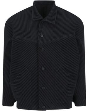 Homme Plissé Issey Miyake Jackets - Black