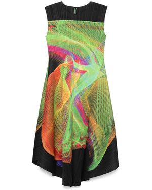 Pleats Please Issey Miyake Dresses - Green