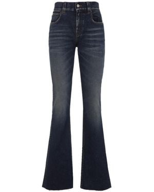 Balenciaga Dark Bootcut Slim Fit Jeans - Blue
