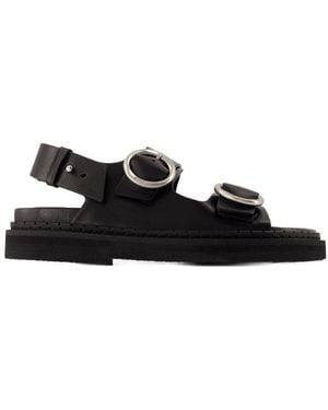 Ami Paris Fussbet Sandals - Black