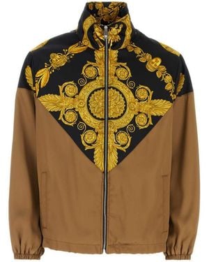 Versace Baroque Print Techno Fabric Jacket For - Multicolor