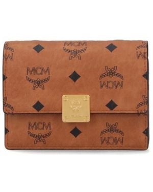 MCM Aren Chain Wallet - White