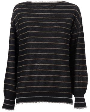 Kangra Cashmere Girocoll - Black