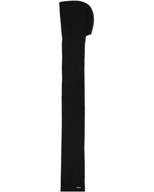 ROTATE BIRGER CHRISTENSEN Hooded Scarf - Black