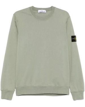 Stone Island Crewneck Sweatshirt Organic Cotton Fleece in