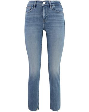 FRAME Le High Straight Jeans - Blue