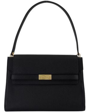 Tory Burch Lee Radziwill Large Shoulder Bag - Black