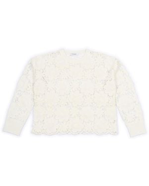 Kangra Cashmere Girocoll - White