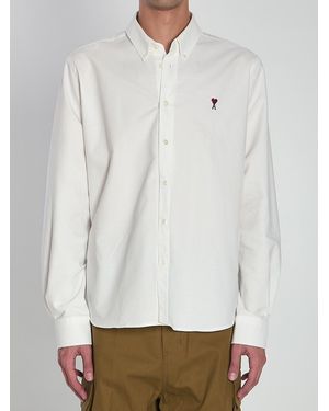 Ami Paris De Coeur Shirt - White