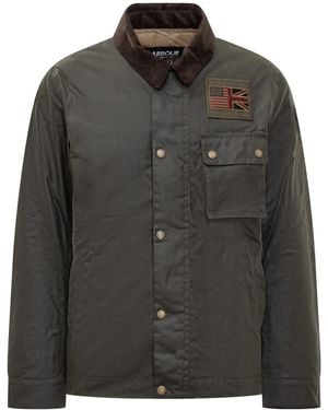 Barbour Barbour Steve Mcqueen Jacket With Patch - Black