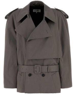 MM6 by Maison Martin Margiela Jackets And Vests - Black