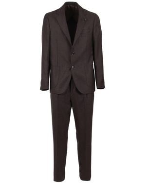 Lardini Single-breasted Suit - Black