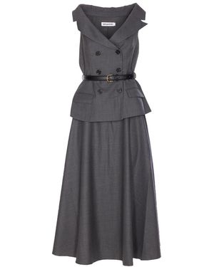 Self-Portrait Dresses - Grey