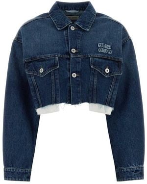 Miu Miu Denim Jacket - Blue