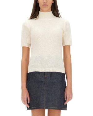 A.P.C. Edie" Knit Top - White