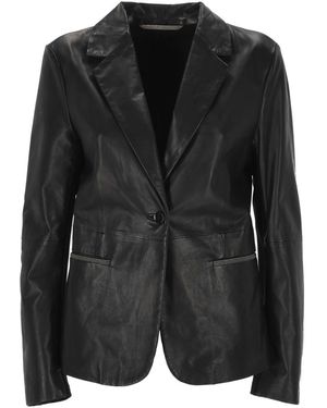 The Jack Leathers Jackets - Black