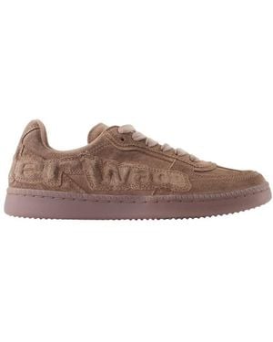 スニーカー ALEXANDER WANG Two-Tone Leather Puff Sneakers Alexander Wang Puff Leather Sneakers | White | FARFETCH