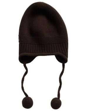 Miu Miu Cashmere Beanie - Black
