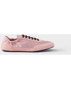 Prada "Collapse" Sneakers - Pink