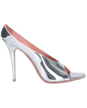 AMINA MUADDI With Heel - White