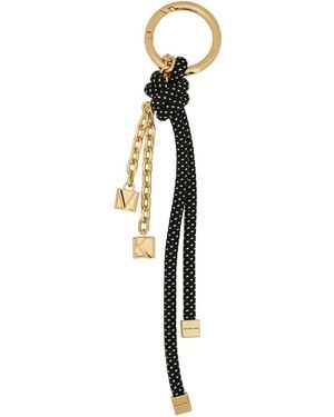 Michael Kors Keychain Charm With Logo - White